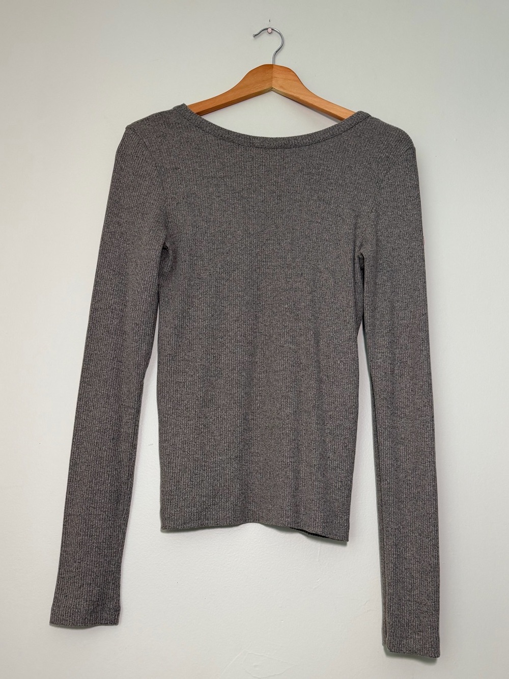 Agolde Maya Ribbed Long Sleeve - Picture 5 of 6